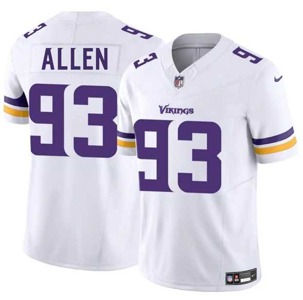 Men & Women & Youth Minnesota Vikings #93 Jonathan Allen White 2025 F.U.S.E. Vapor Limited Stitched Jersey,We sell and wholesale Men & Women & Youth Minnesota Vikings #93 Jonathan Allen White 2025 F.U.S.E. Vapor Limited Stitched Jersey on line form chian!